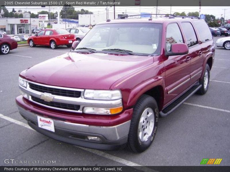 Sport Red Metallic / Tan/Neutral 2005 Chevrolet Suburban 1500 LT