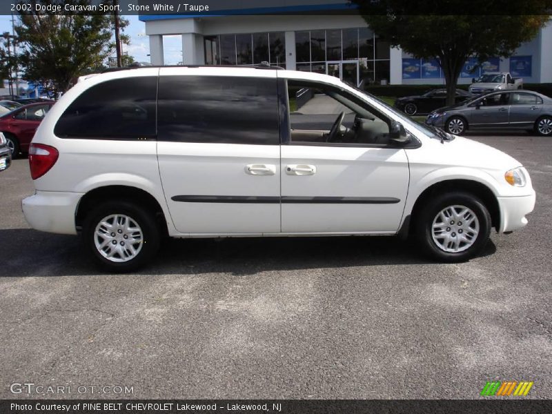 Stone White / Taupe 2002 Dodge Caravan Sport