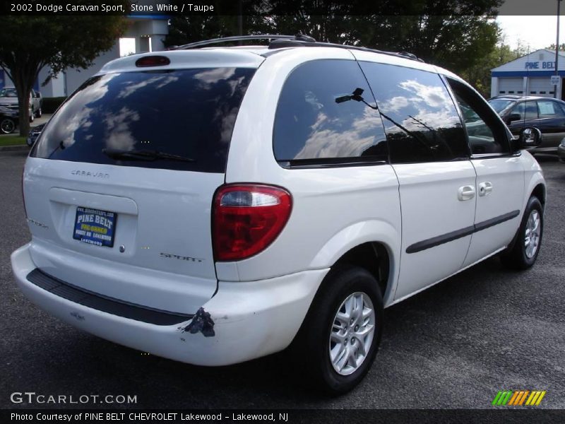 Stone White / Taupe 2002 Dodge Caravan Sport