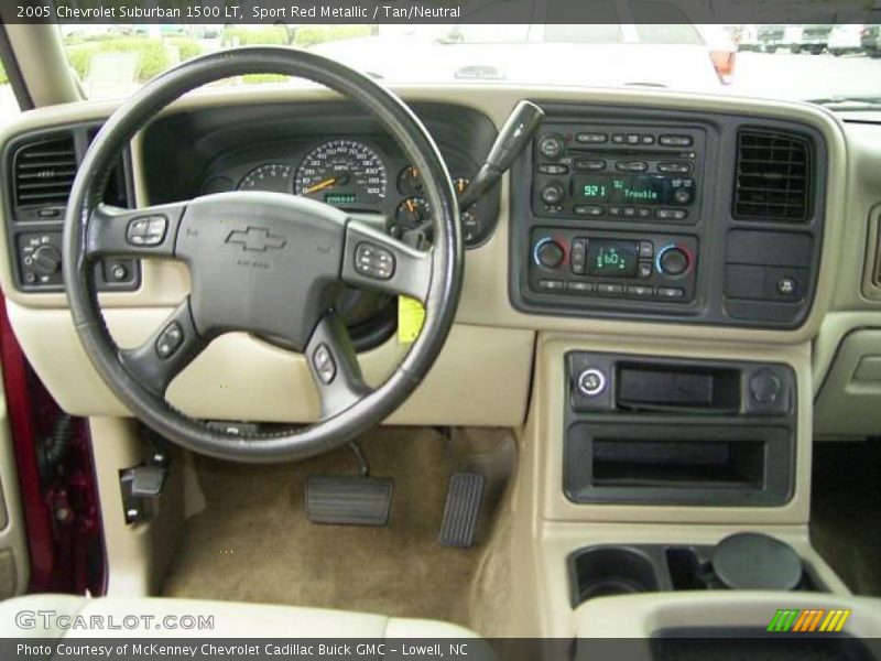 Sport Red Metallic / Tan/Neutral 2005 Chevrolet Suburban 1500 LT