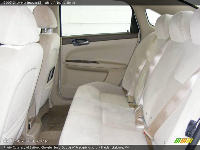 White / Neutral Beige 2007 Chevrolet Impala LT