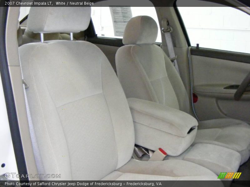 White / Neutral Beige 2007 Chevrolet Impala LT