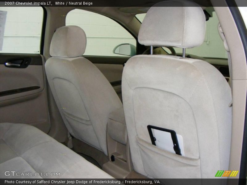 White / Neutral Beige 2007 Chevrolet Impala LT