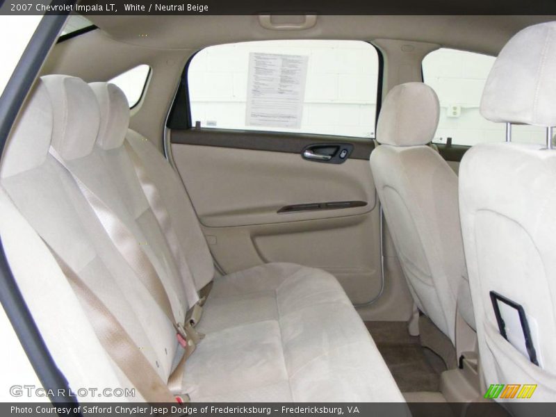 White / Neutral Beige 2007 Chevrolet Impala LT