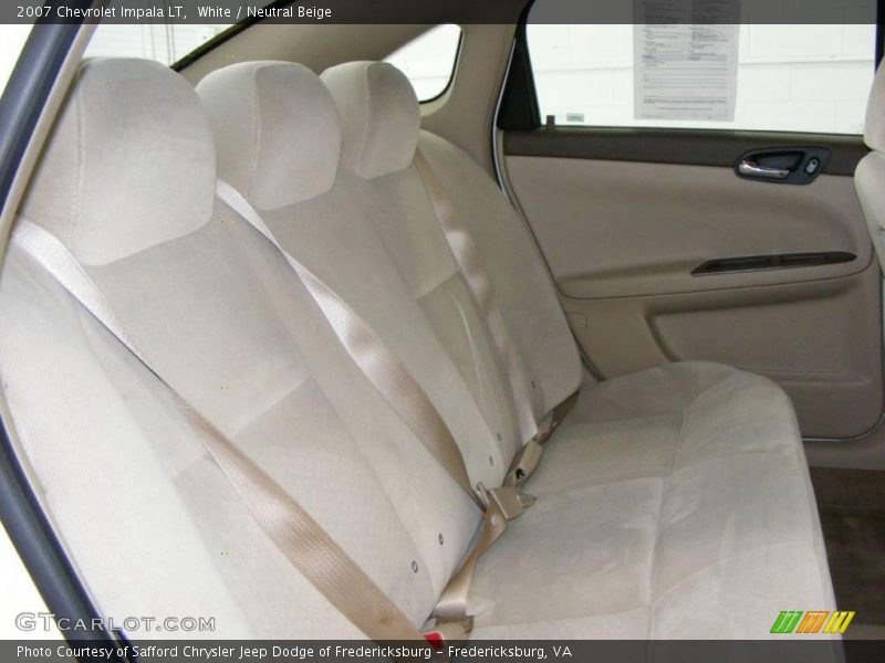 White / Neutral Beige 2007 Chevrolet Impala LT