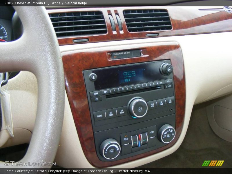 White / Neutral Beige 2007 Chevrolet Impala LT