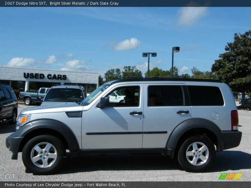 Bright Silver Metallic / Dark Slate Gray 2007 Dodge Nitro SXT