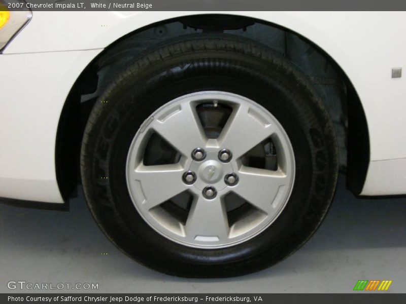 White / Neutral Beige 2007 Chevrolet Impala LT