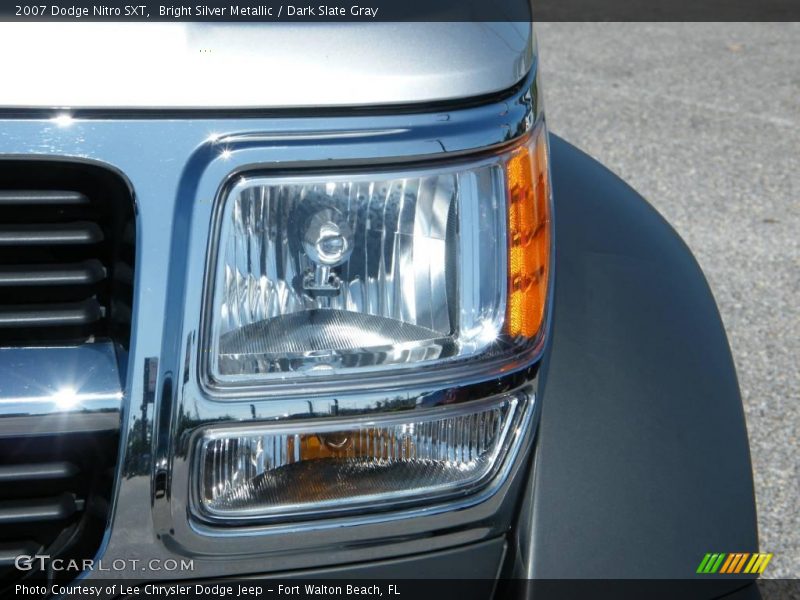 Bright Silver Metallic / Dark Slate Gray 2007 Dodge Nitro SXT