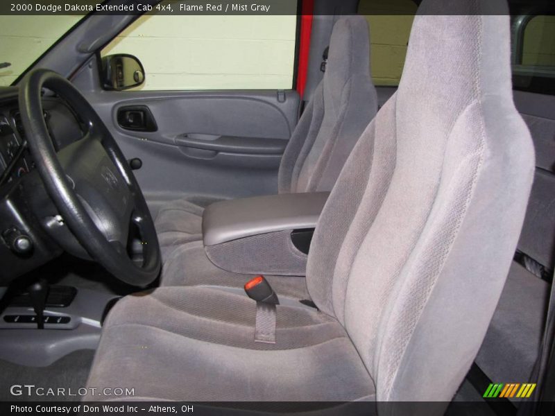 Flame Red / Mist Gray 2000 Dodge Dakota Extended Cab 4x4