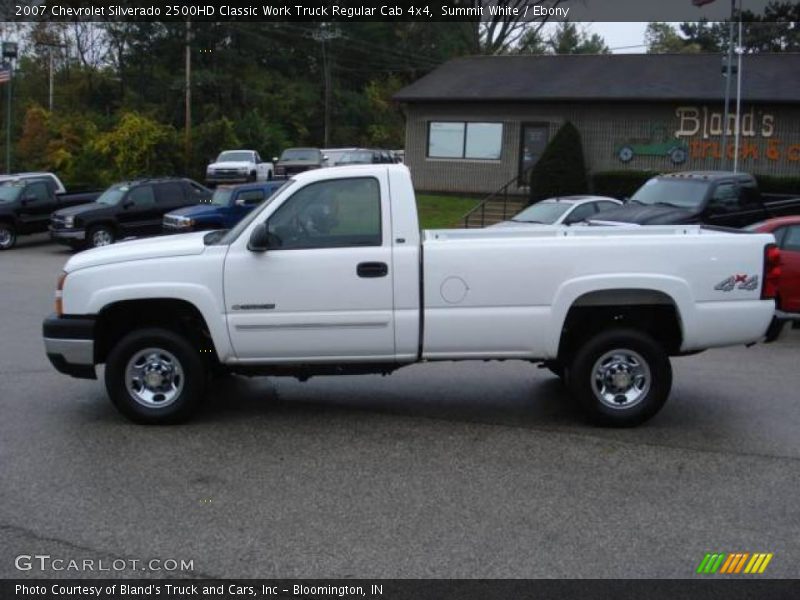 Summit White / Ebony 2007 Chevrolet Silverado 2500HD Classic Work Truck Regular Cab 4x4