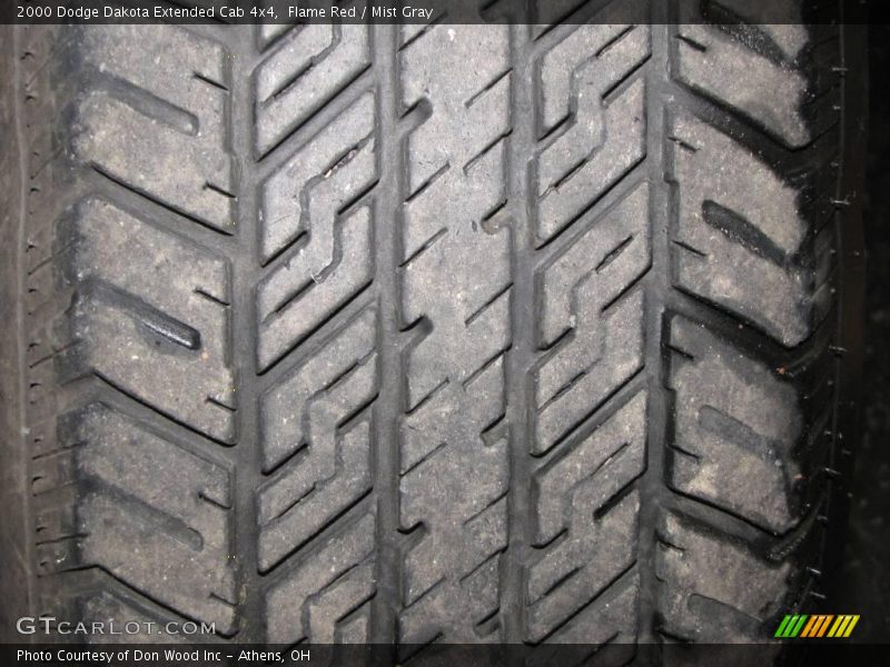 Flame Red / Mist Gray 2000 Dodge Dakota Extended Cab 4x4