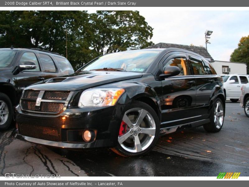 Brilliant Black Crystal Pearl / Dark Slate Gray 2008 Dodge Caliber SRT4