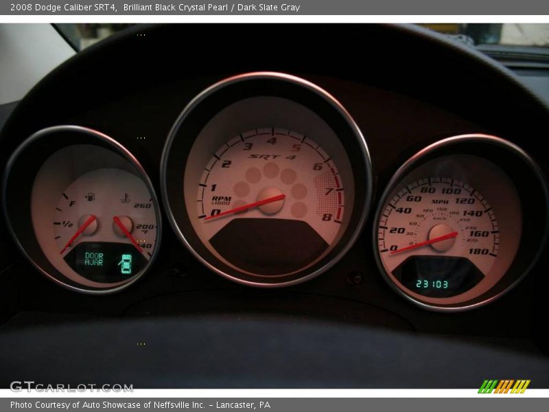 Brilliant Black Crystal Pearl / Dark Slate Gray 2008 Dodge Caliber SRT4
