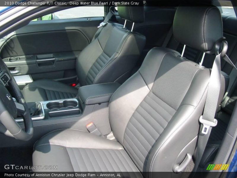 Deep Water Blue Pearl / Dark Slate Gray 2010 Dodge Challenger R/T Classic