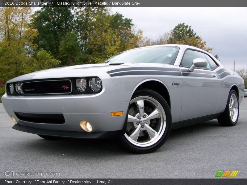 Bright Silver Metallic / Dark Slate Gray 2010 Dodge Challenger R/T Classic