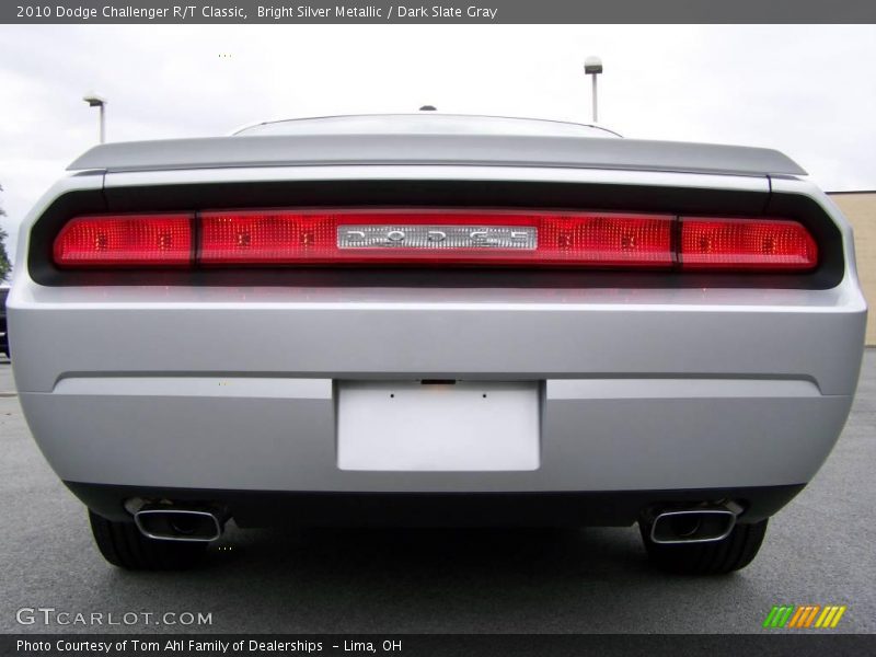 Bright Silver Metallic / Dark Slate Gray 2010 Dodge Challenger R/T Classic