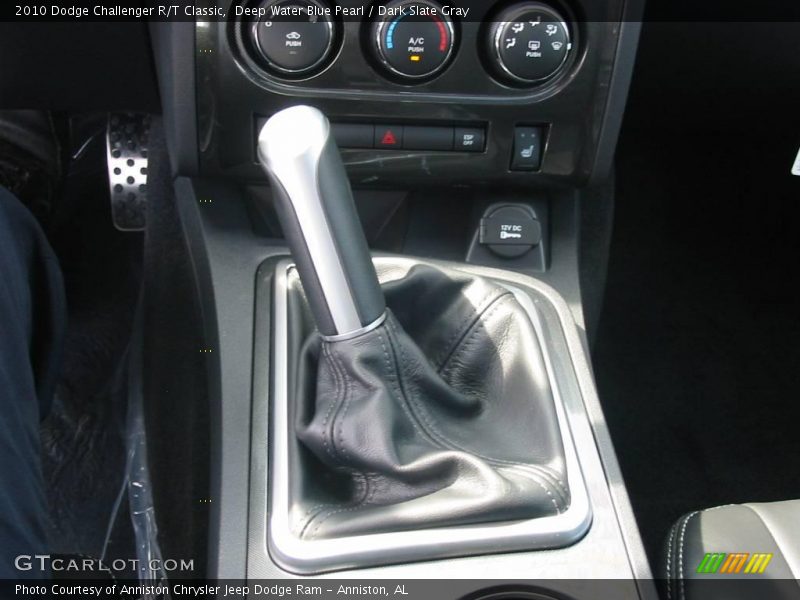 Deep Water Blue Pearl / Dark Slate Gray 2010 Dodge Challenger R/T Classic