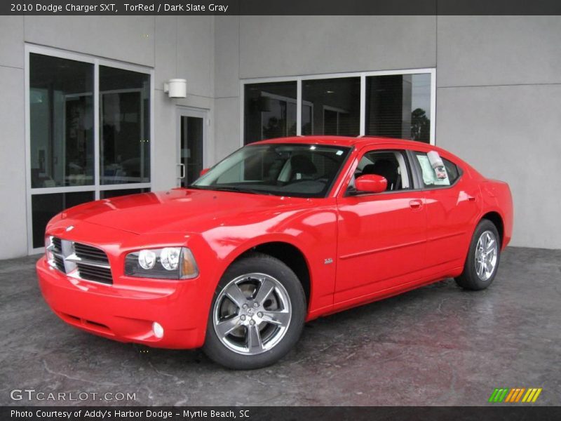 TorRed / Dark Slate Gray 2010 Dodge Charger SXT