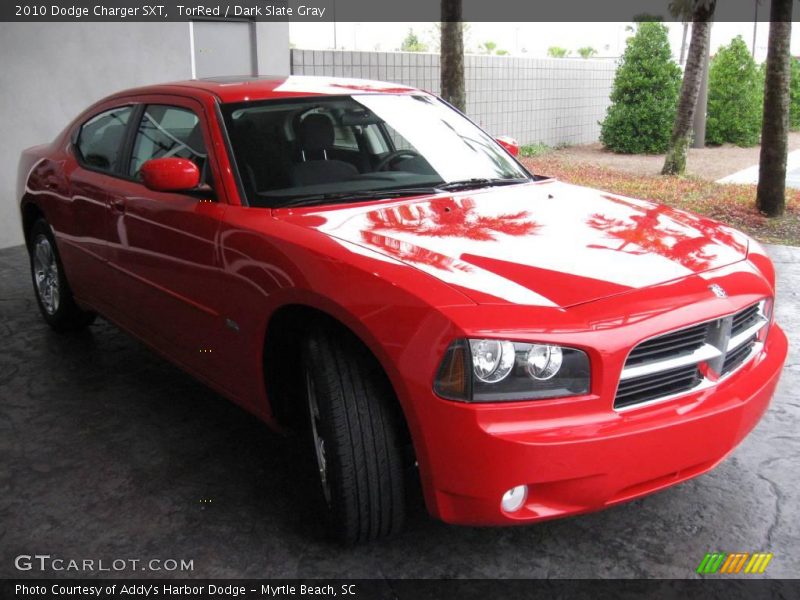 TorRed / Dark Slate Gray 2010 Dodge Charger SXT