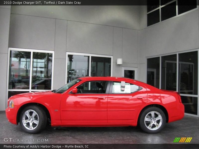 TorRed / Dark Slate Gray 2010 Dodge Charger SXT