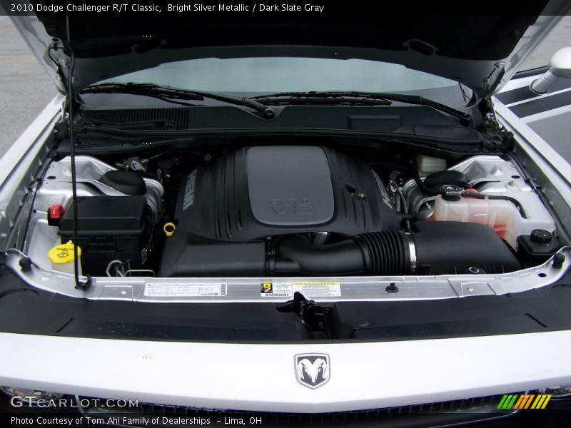 Bright Silver Metallic / Dark Slate Gray 2010 Dodge Challenger R/T Classic