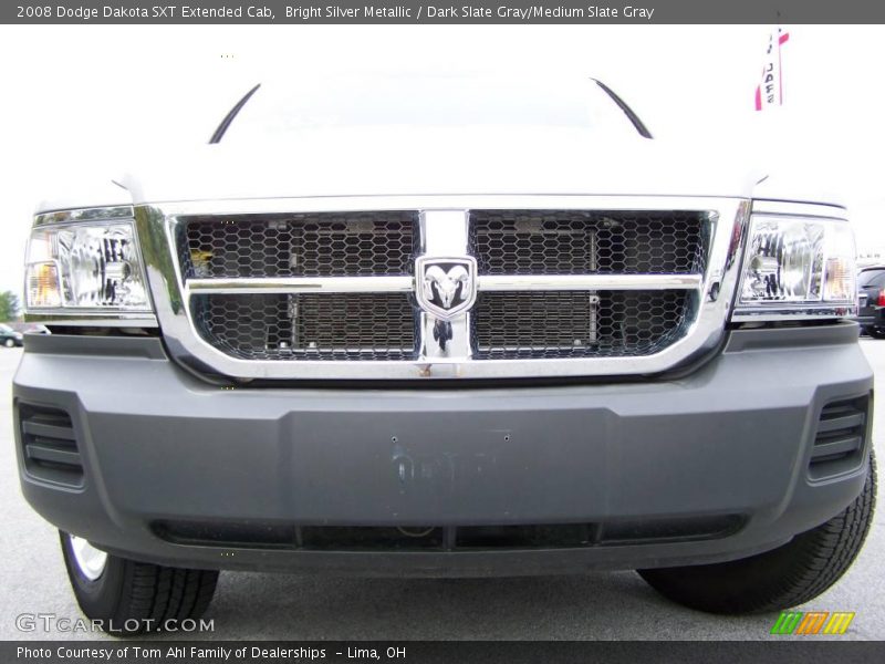 Bright Silver Metallic / Dark Slate Gray/Medium Slate Gray 2008 Dodge Dakota SXT Extended Cab
