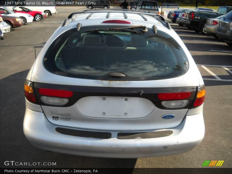 Silver Frost Pearl / Grey 1997 Ford Taurus GL Wagon
