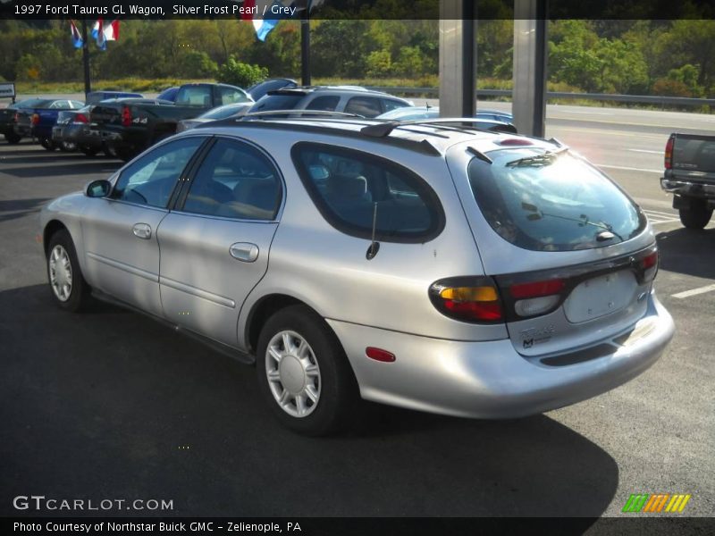 Silver Frost Pearl / Grey 1997 Ford Taurus GL Wagon