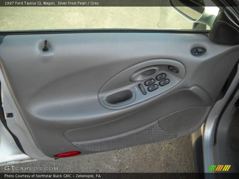 Silver Frost Pearl / Grey 1997 Ford Taurus GL Wagon