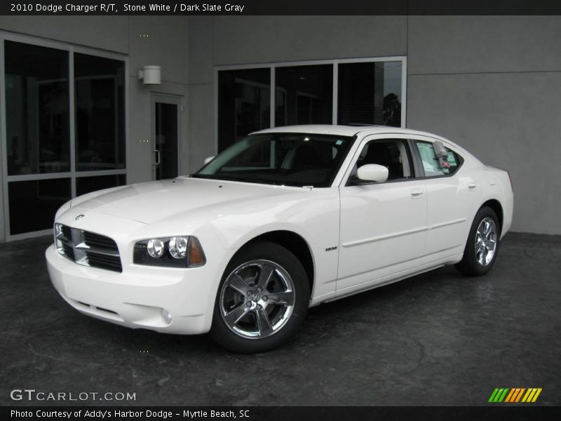 Stone White / Dark Slate Gray 2010 Dodge Charger R/T