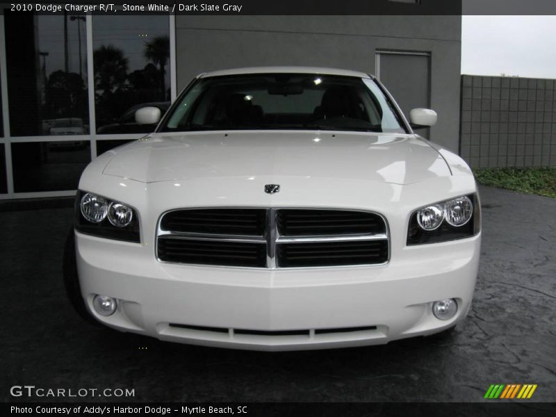 Stone White / Dark Slate Gray 2010 Dodge Charger R/T