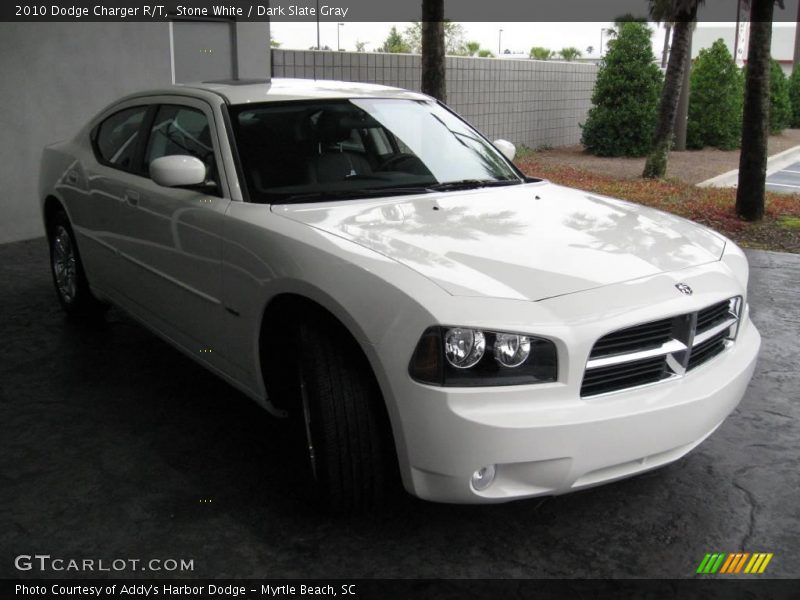 Stone White / Dark Slate Gray 2010 Dodge Charger R/T