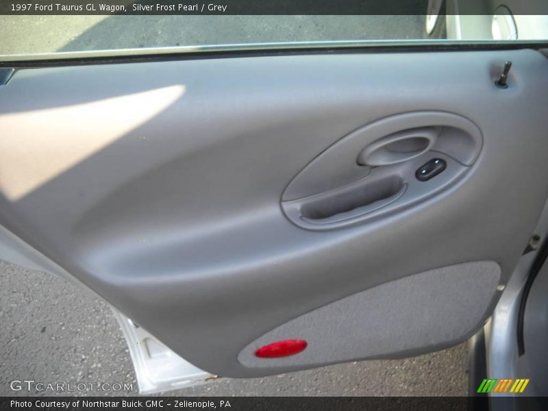 Silver Frost Pearl / Grey 1997 Ford Taurus GL Wagon