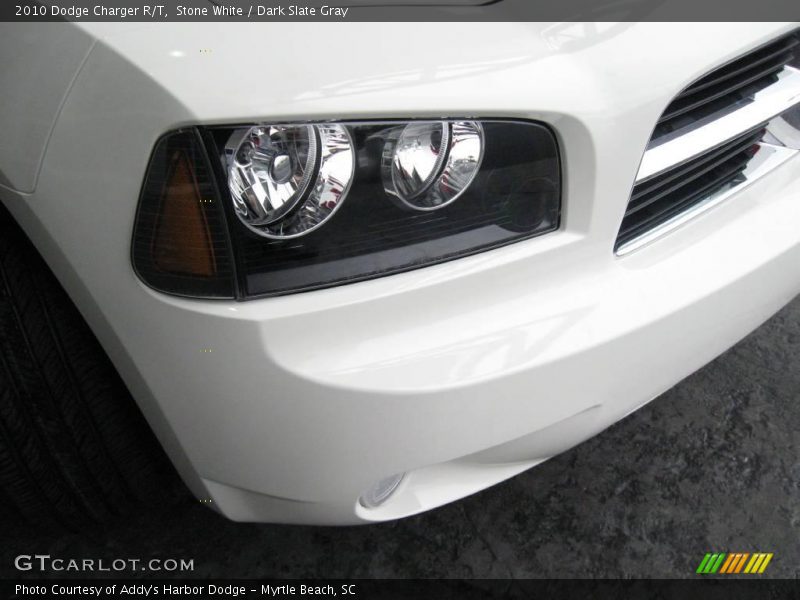 Stone White / Dark Slate Gray 2010 Dodge Charger R/T