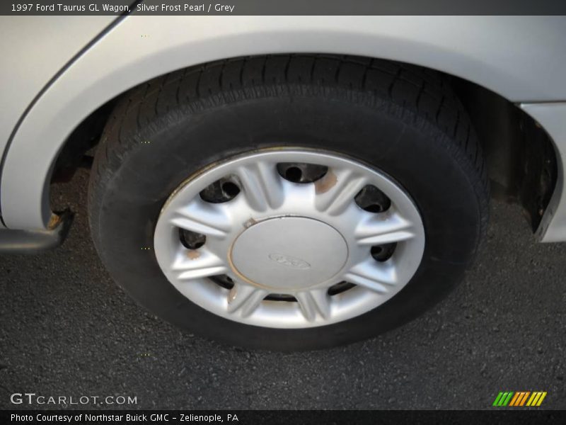 Silver Frost Pearl / Grey 1997 Ford Taurus GL Wagon