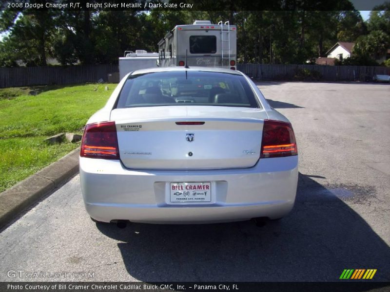 Bright Silver Metallic / Dark Slate Gray 2008 Dodge Charger R/T