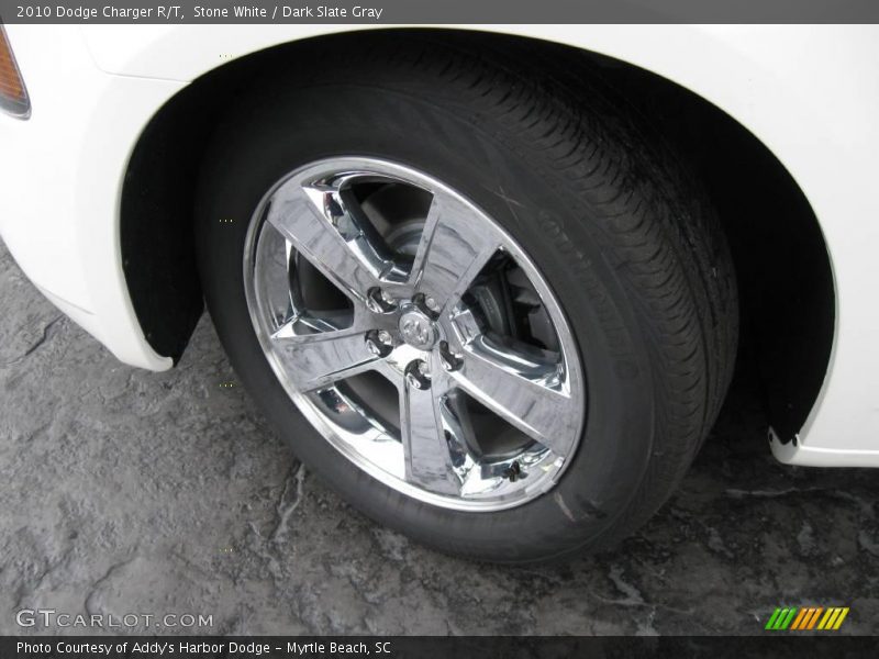 Stone White / Dark Slate Gray 2010 Dodge Charger R/T