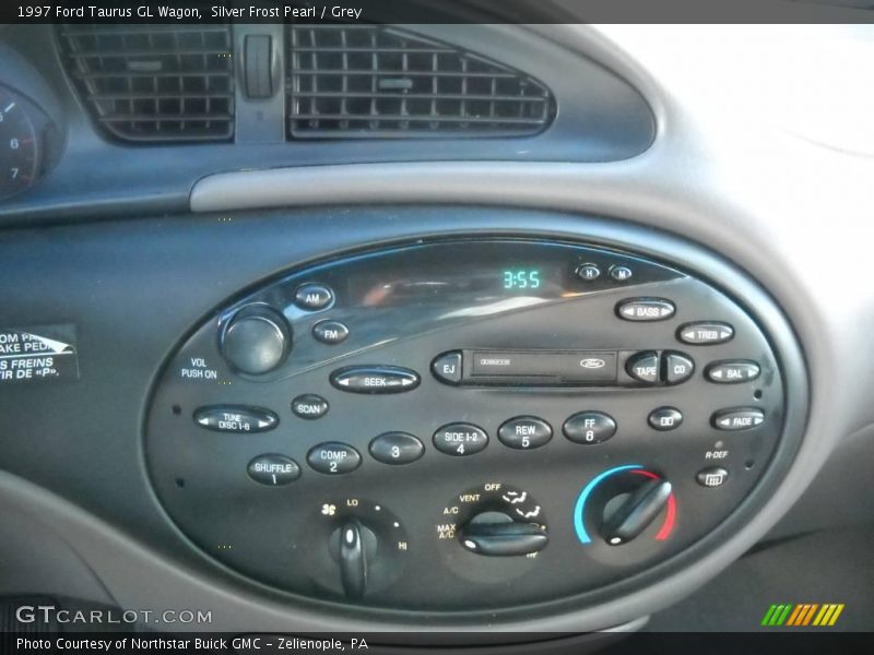 Silver Frost Pearl / Grey 1997 Ford Taurus GL Wagon