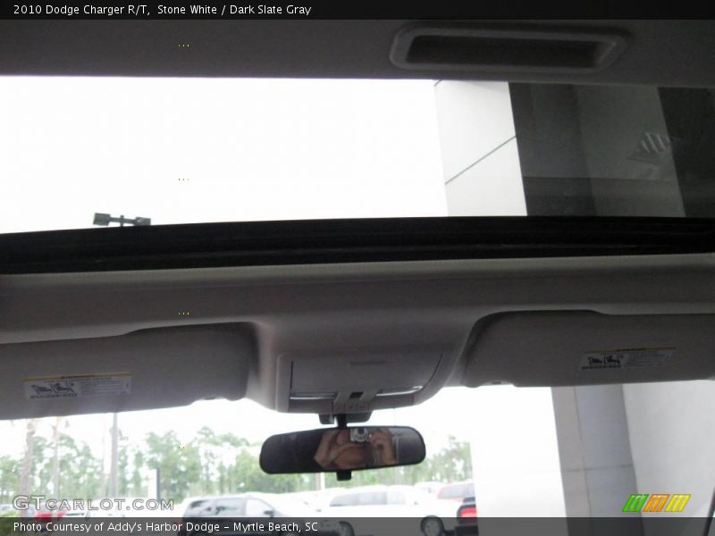 Stone White / Dark Slate Gray 2010 Dodge Charger R/T