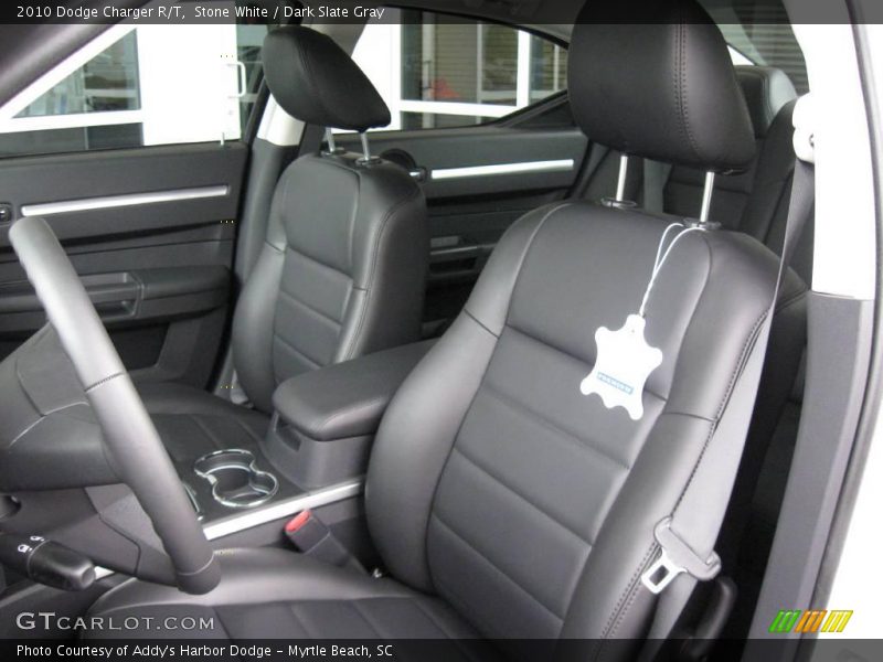 Stone White / Dark Slate Gray 2010 Dodge Charger R/T