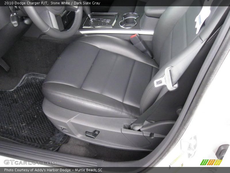 Stone White / Dark Slate Gray 2010 Dodge Charger R/T