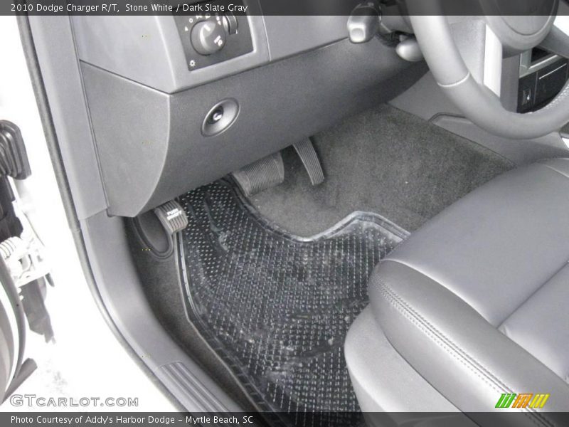 Stone White / Dark Slate Gray 2010 Dodge Charger R/T