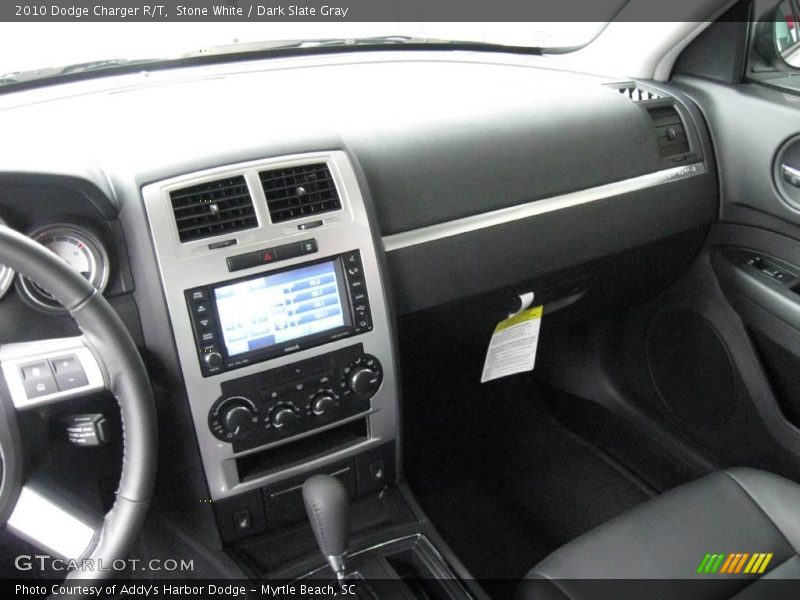 Stone White / Dark Slate Gray 2010 Dodge Charger R/T