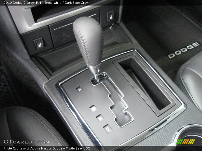 Stone White / Dark Slate Gray 2010 Dodge Charger R/T