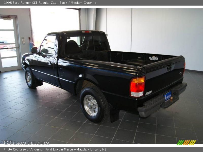 Black / Medium Graphite 1998 Ford Ranger XLT Regular Cab