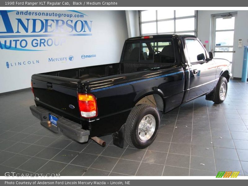 Black / Medium Graphite 1998 Ford Ranger XLT Regular Cab