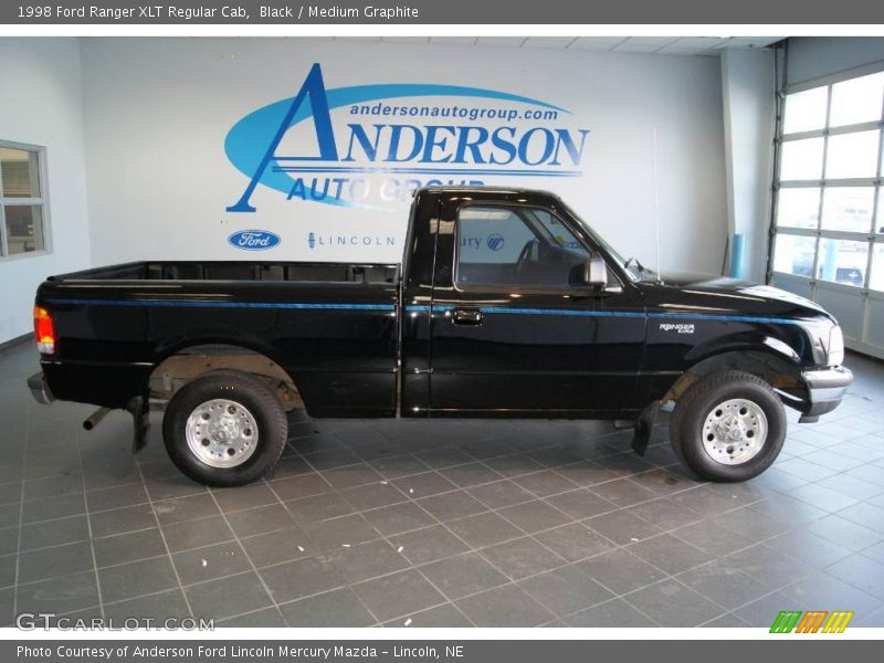 Black / Medium Graphite 1998 Ford Ranger XLT Regular Cab