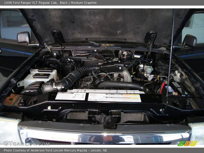 Black / Medium Graphite 1998 Ford Ranger XLT Regular Cab