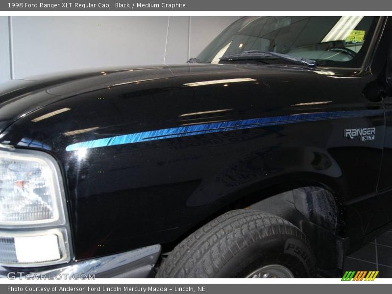 Black / Medium Graphite 1998 Ford Ranger XLT Regular Cab